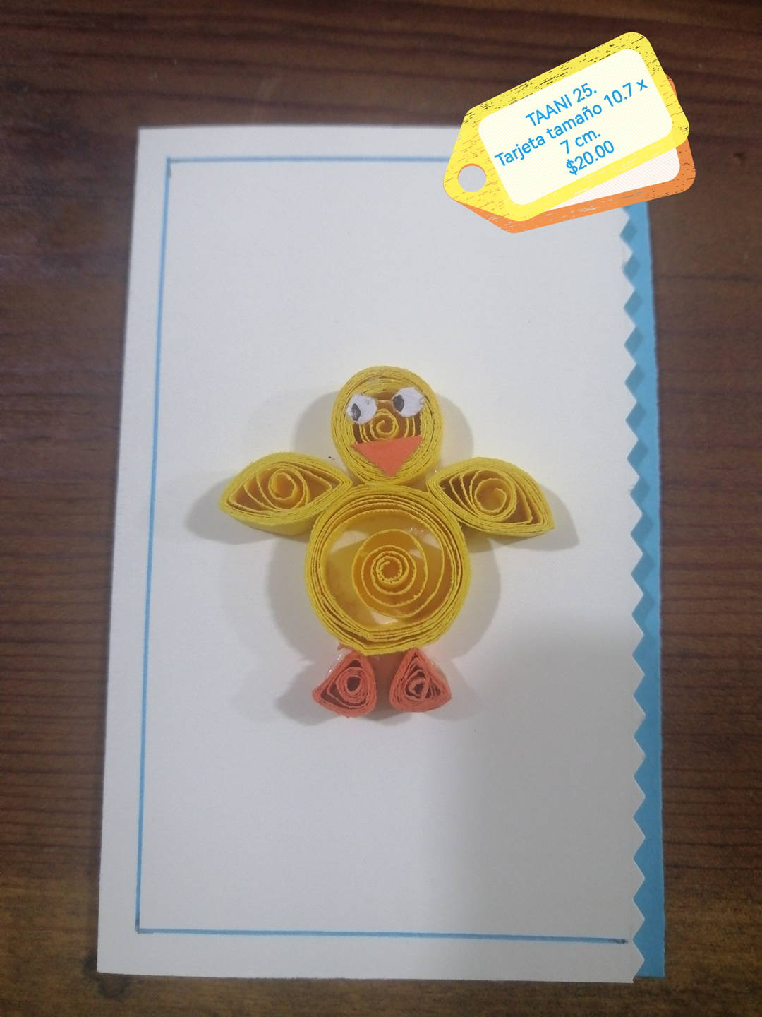 Tarjeta de animalito